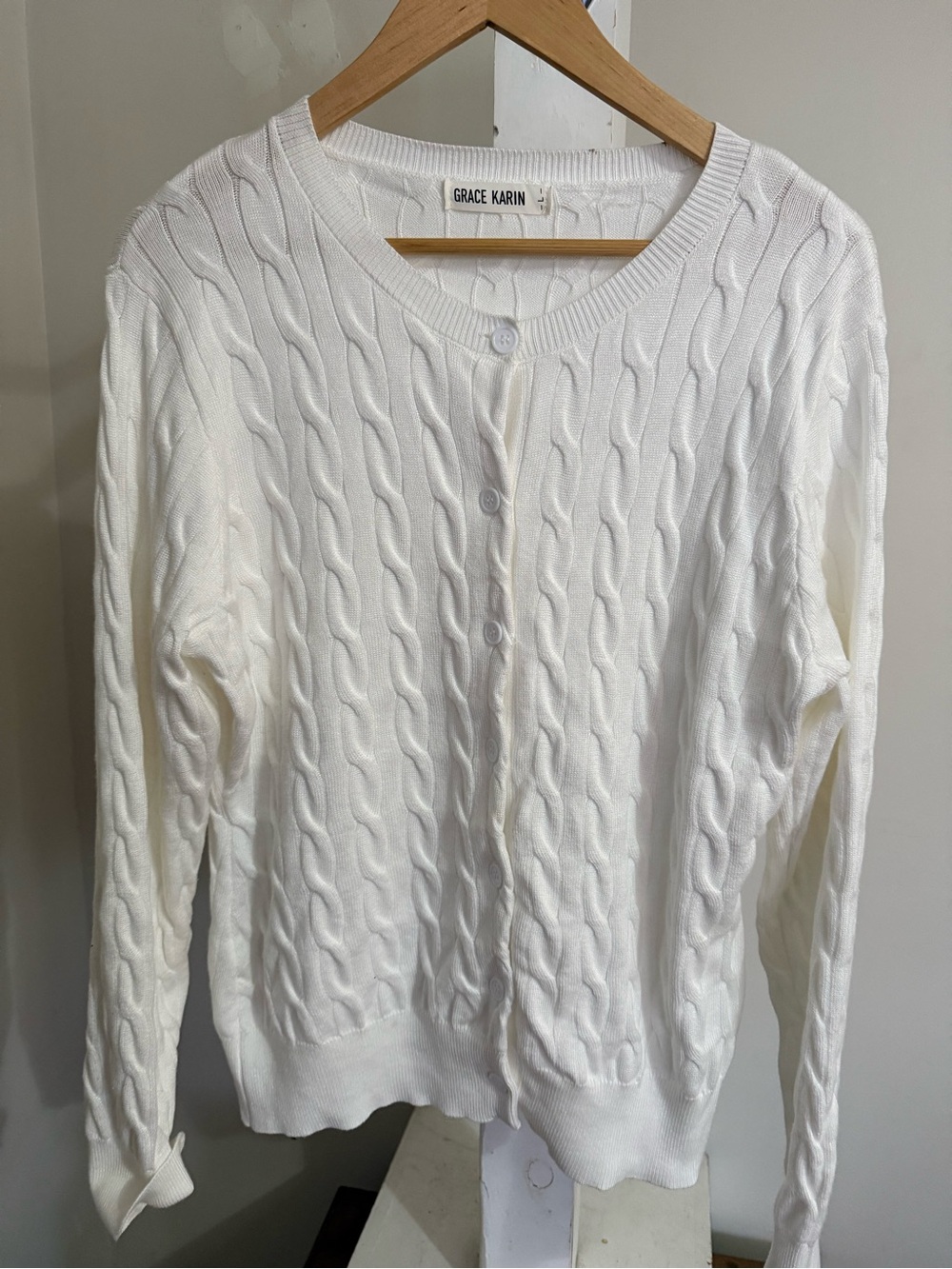 New Grace Karin Cable Knit Cardigan